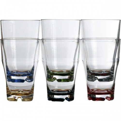 Longdrink Glas Gekleurd set
