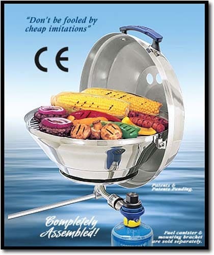 Magma Marine Kettle Gas BBQ & Oven combi Party size leavelet